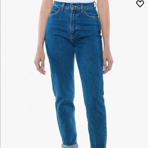American Apparel high wasted jean